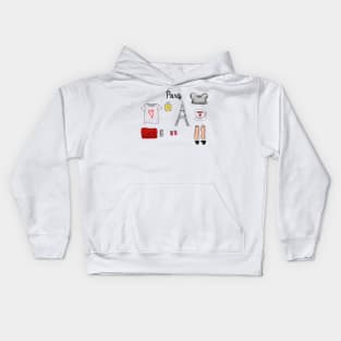 Paris vibes Kids Hoodie